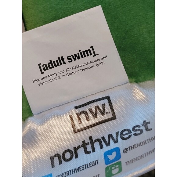 Adult Swim Pickle Rick and Morty Stuffed Animal Plush Toy Doll Green 24” - Picture 4 of 4